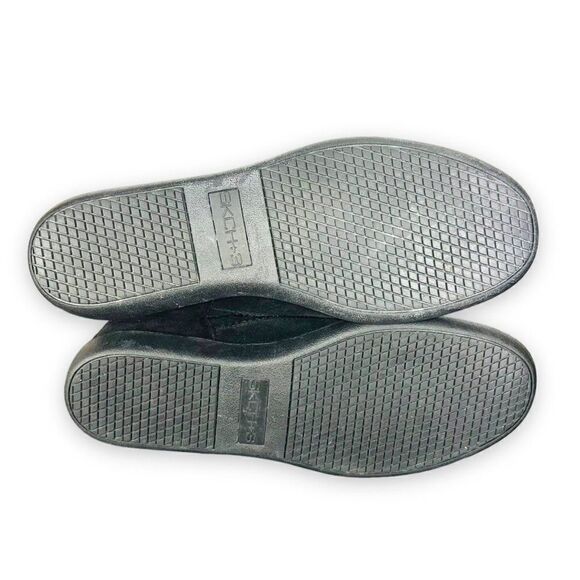 Skechers SKCH+3 Suede Hidden Wedge Boot Sneakers Black Women's 11 - Picture 8 of 11